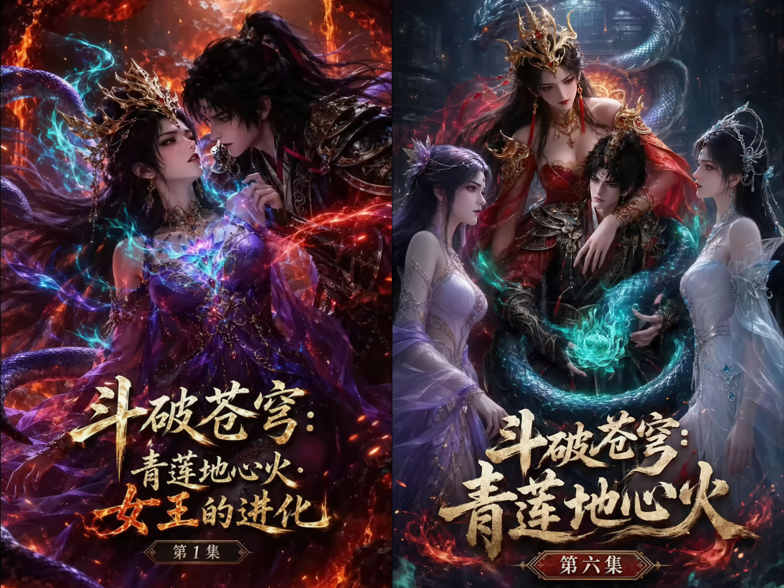 【AI动漫】No.027 #斗破苍穹之青莲地心火 [AI短剧][6V][2.45GB] 20260917更新-【茹伊映画】